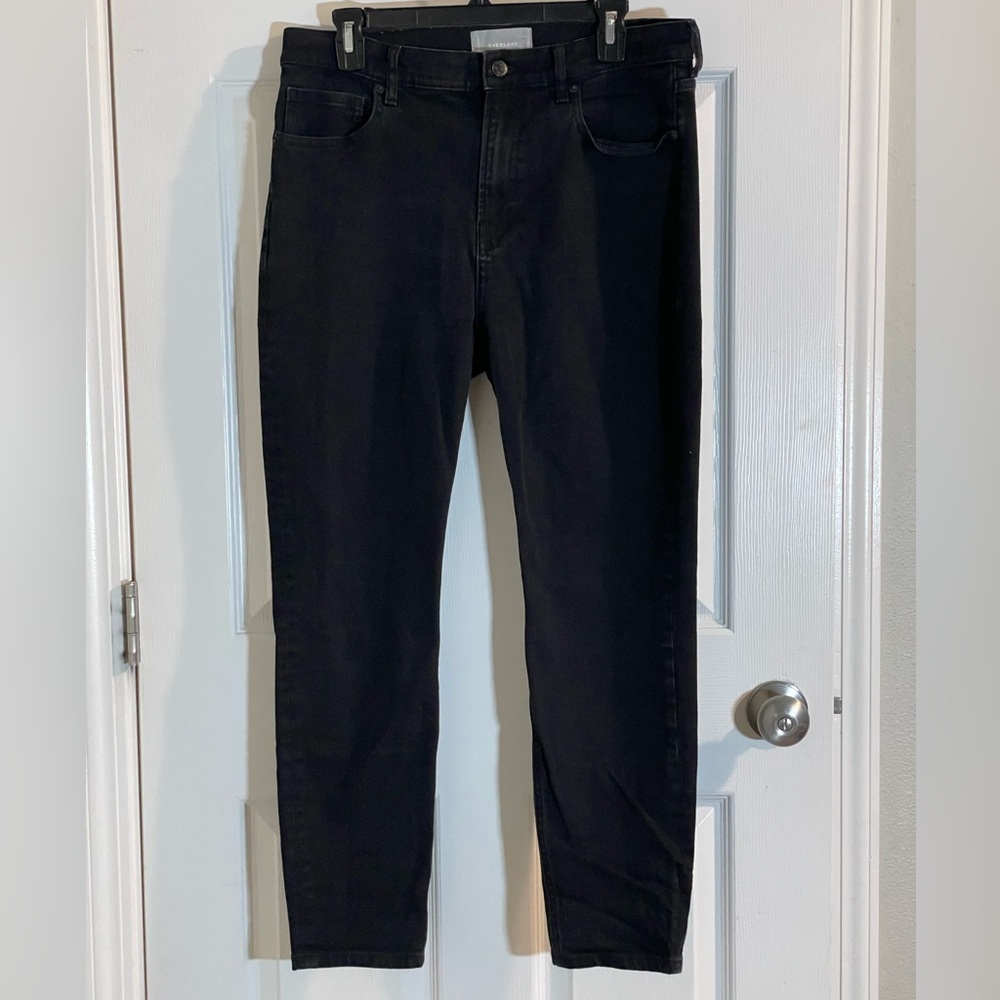 Everlane Black Denim Skinny Leg Jeans Size 32 Reg